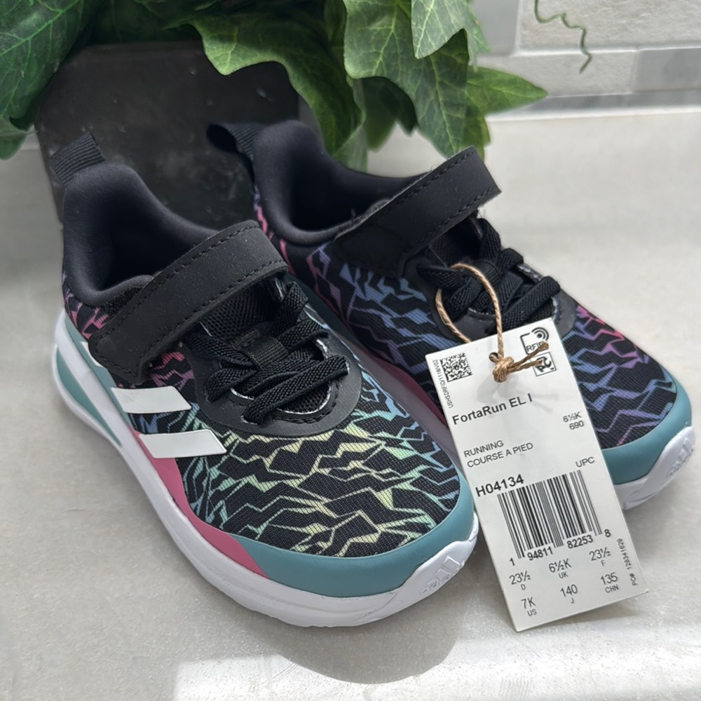 ADIDAS FORTARUN EL I SHOES KIDS (NEW) sz7